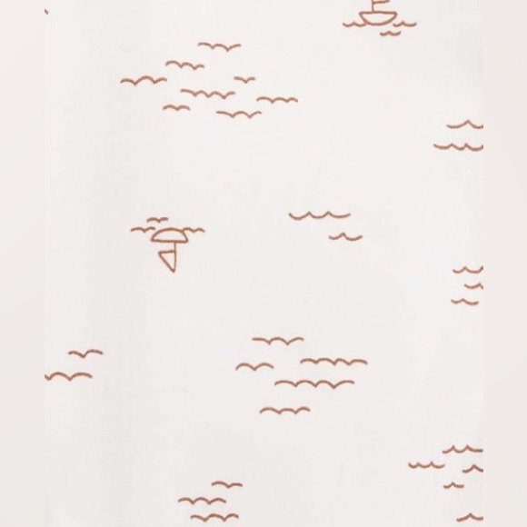 Carter’s Ivory Boats Matching Outfit - Picture 2 of 3